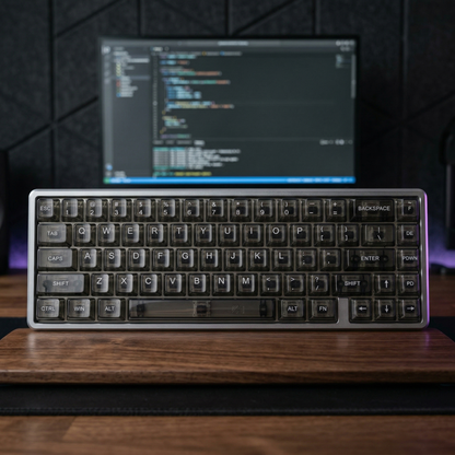 Ainbell Base68 Mechanical Keyboard | Black Mirror DIY Customizable, High Appearance, Hot-Swappable RGB Gaming Keyboard