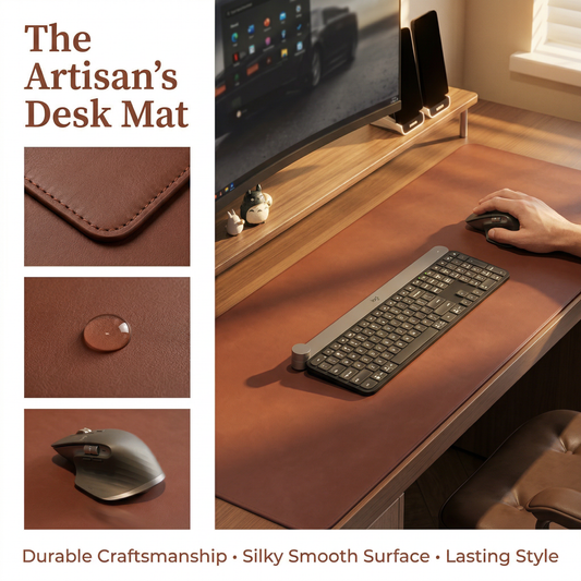 The Artisan’s Desk Mat – Vintage Craft, Modern Workflow